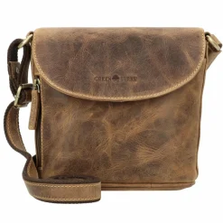 Greenburry Umhängetaschen<Vintage Umhängetasche Leder 20 cm brown