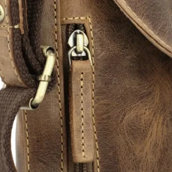 Greenburry Umhängetaschen<Vintage Umhängetasche Leder 20 cm brown