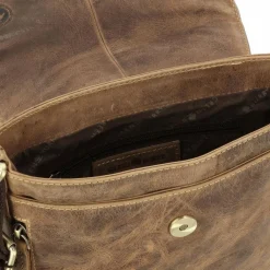 Greenburry Umhängetaschen<Vintage Umhängetasche Leder 20 cm brown