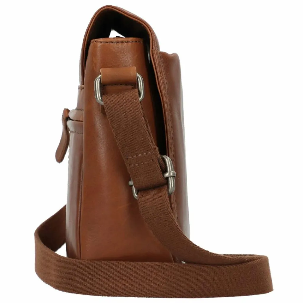 Greenburry Vintage Umhängetasche Leder 26 cm natur