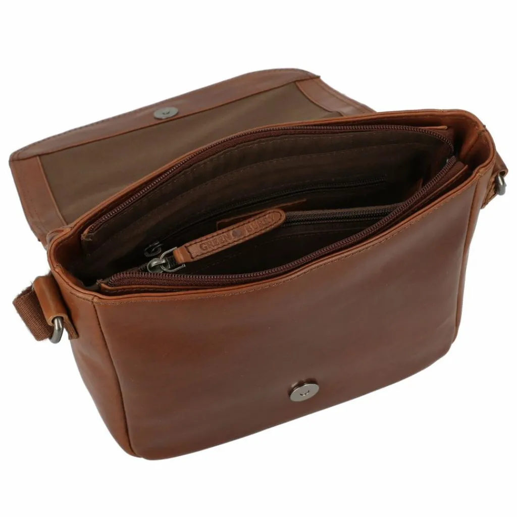 Greenburry Vintage Umhängetasche Leder 26 cm natur