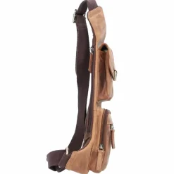 Greenburry Umhängetaschen<Vintage Umhängetasche Leder 26 cm brown