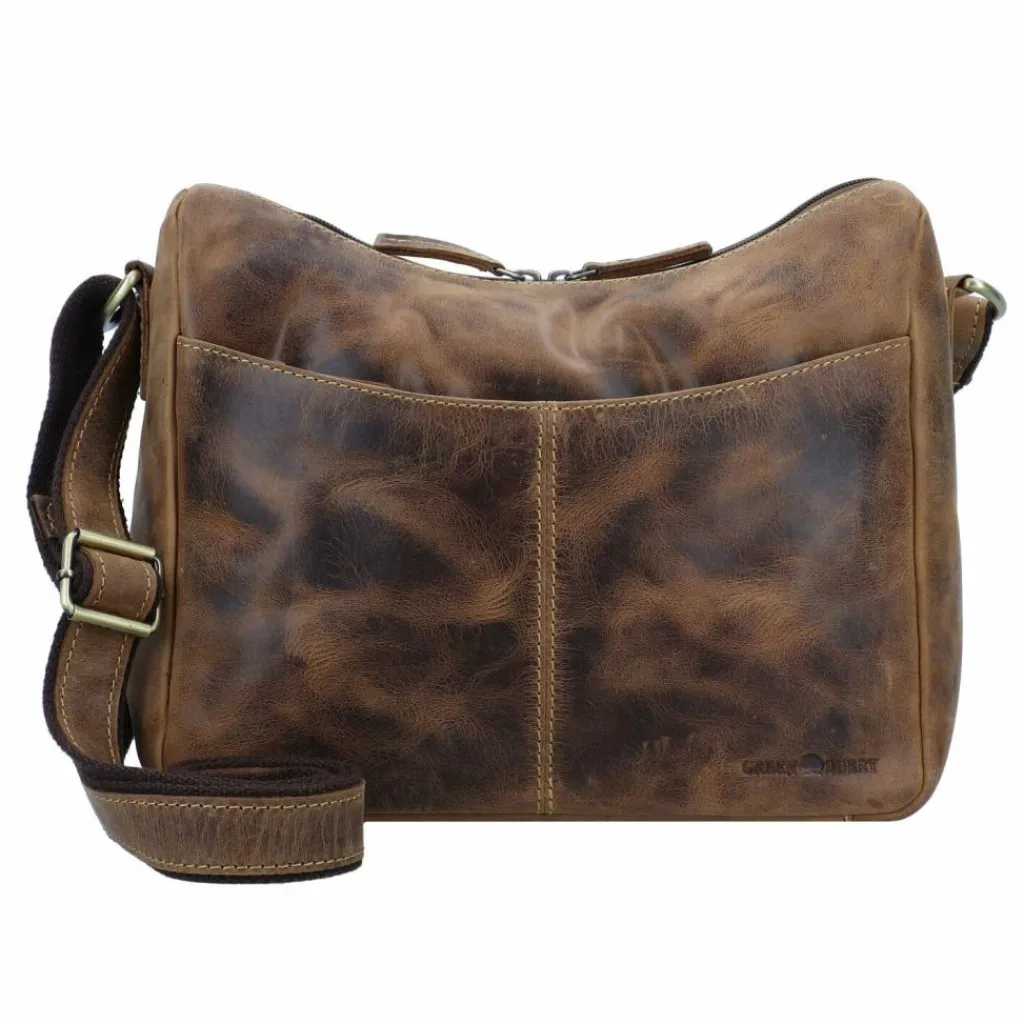 Greenburry Umhängetaschen<Vintage Umhängetasche Leder 30 cm brown