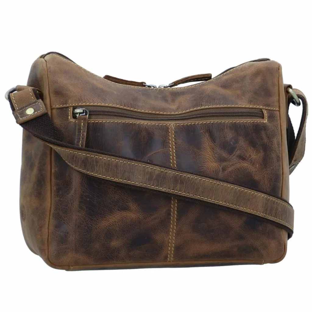 Greenburry Umhängetaschen<Vintage Umhängetasche Leder 30 cm brown