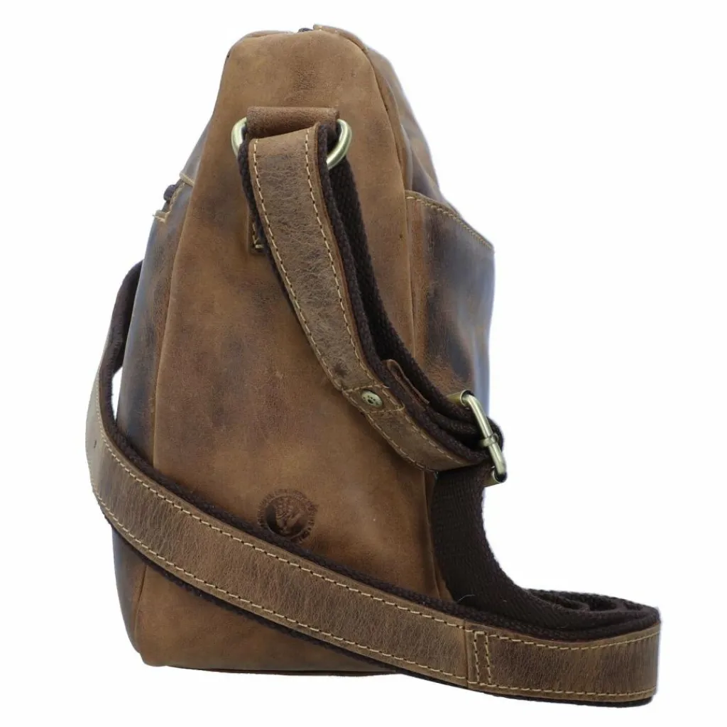 Greenburry Umhängetaschen<Vintage Umhängetasche Leder 30 cm brown
