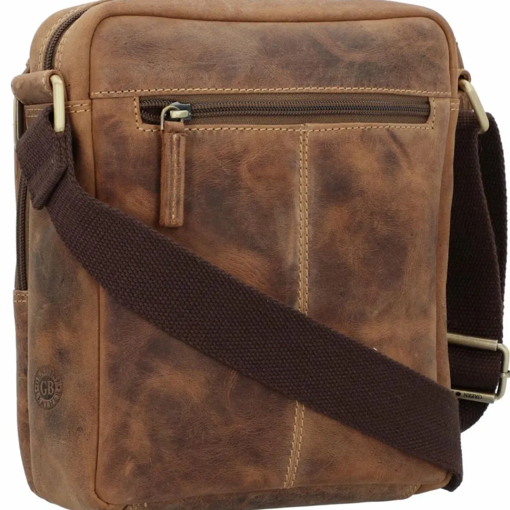 Greenburry Vintage Umhängetasche Leder 20 cm