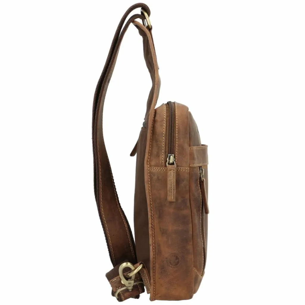 Greenburry Umhängetaschen<Vintage Umhängetasche Leder 41 cm brown