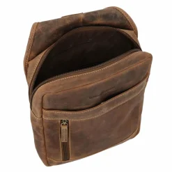 Greenburry Umhängetaschen<Vintage Umhängetasche Leder 41 cm brown