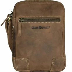 Discount Greenburry Vintage Umhängetasche Leder 18 cm braun