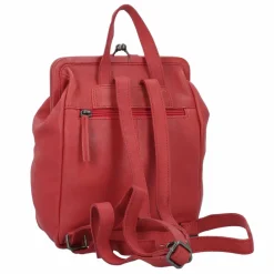 Greenburry Lederrucksäcke|City Rucksäcke<Vintage washed City Rucksack Leder 27 cm bloodred