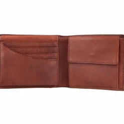 Greenburry Herrengeldbörsen Querformat<Vintage Washed Geldbörse Leder 13 cm chestnut