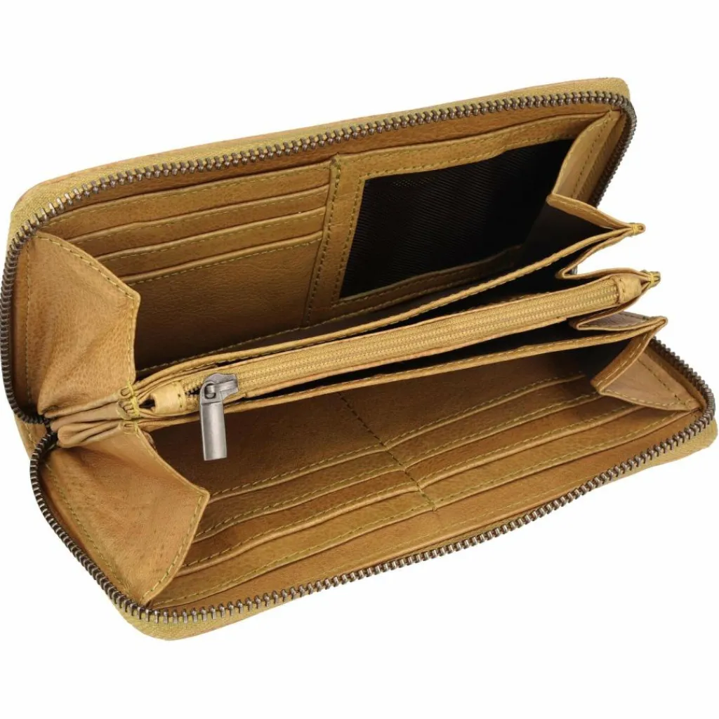 Damen Greenburry Vintage Washed Geldbörse Leder 19 cm