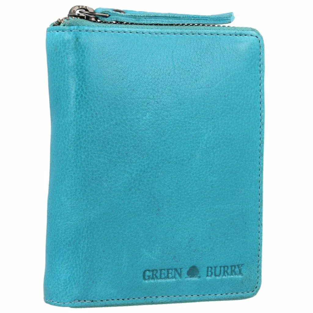 Herren Greenburry Vintage Washed Geldbörse Leder 10 cm