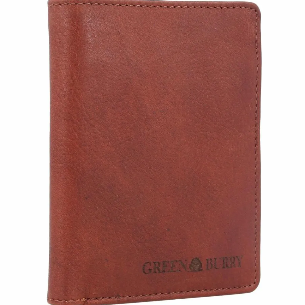Greenburry Herrengeldbörsen Hochformat<Vintage Washed Geldbörse Leder 10 cm chestnut