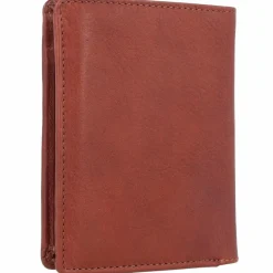 Greenburry Herrengeldbörsen Hochformat<Vintage Washed Geldbörse Leder 10 cm chestnut