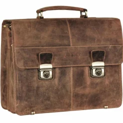 Greenburry Vintage XL Aktentasche Leder 40 cm