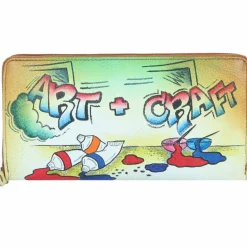 Damen Greenland Nature Art+Craft Geldbörse RFID Leder 20 cm