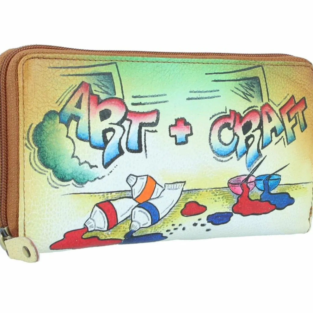 Damen Greenland Nature Art+Craft Geldbörse RFID Leder 20 cm