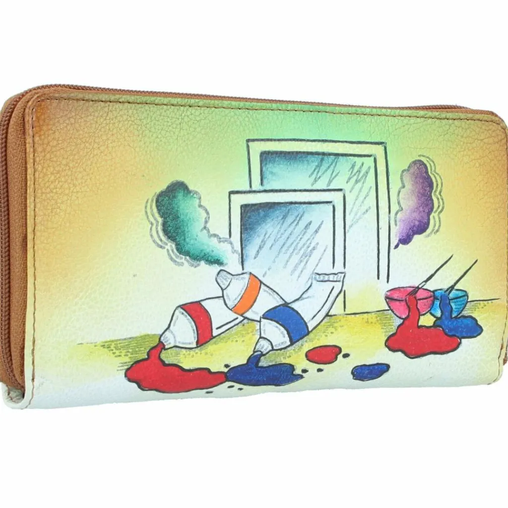 Damen Greenland Nature Art+Craft Geldbörse RFID Leder 20 cm