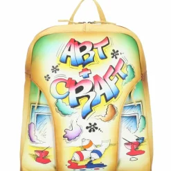 Online Greenland Nature Art+Craft City Rucksack Leder 37 cm handbemalt