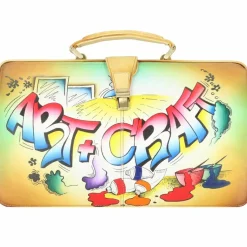 Best Greenland Nature Art+Craft Doktorkoffer Leder 37 cm handbemalt