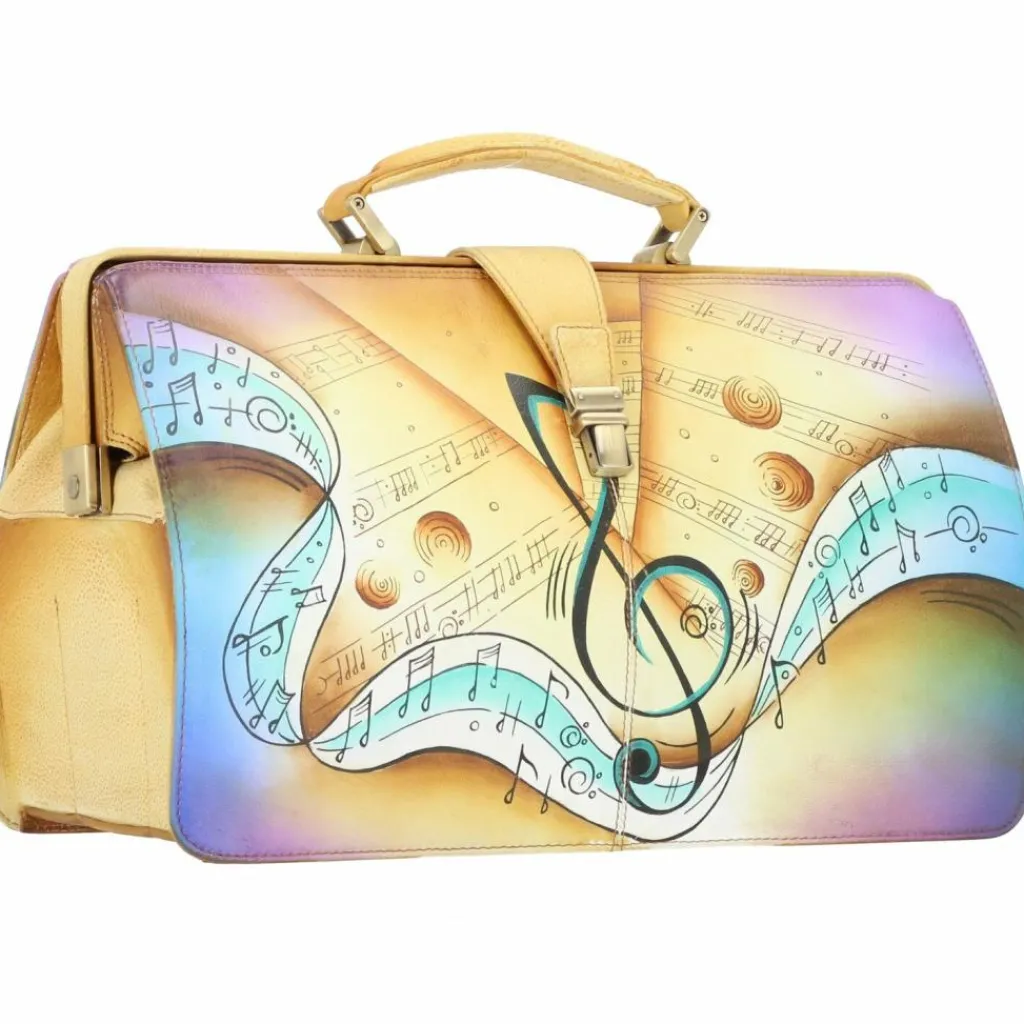 Greenland Nature Doktorkoffer<Art+Craft Doktorkoffer Leder 37 cm handbemalt