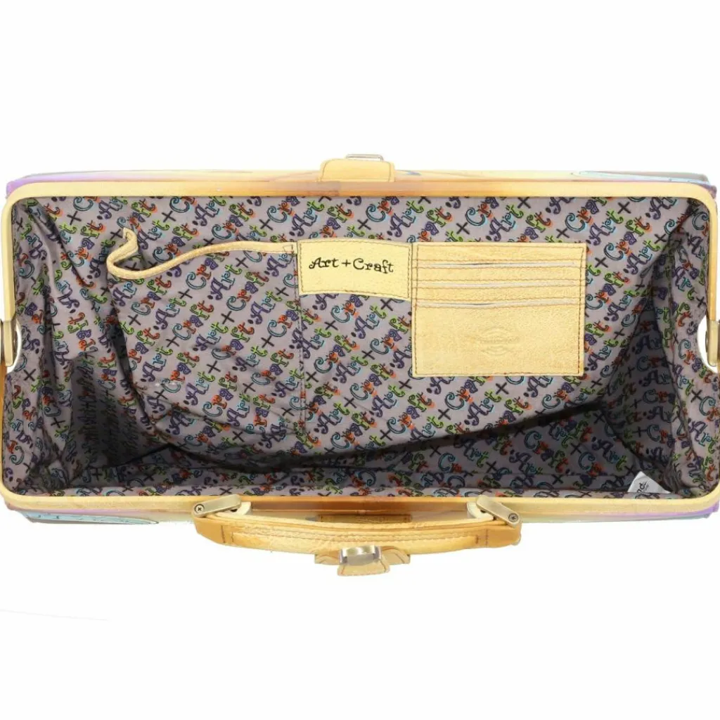 Greenland Nature Doktorkoffer<Art+Craft Doktorkoffer Leder 37 cm handbemalt