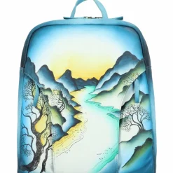 Greenland Nature Lederrucksäcke|City Rucksäcke<Art+Craft City Rucksack Leder 37 cm handbemalt