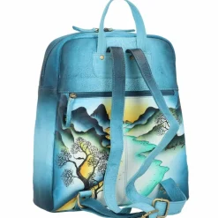 Greenland Nature Lederrucksäcke|City Rucksäcke<Art+Craft City Rucksack Leder 37 cm handbemalt