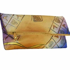 Greenland Nature Art+Craft Clutch Tasche I Leder 30 cm