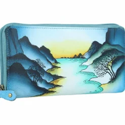 Damen Greenland Nature Art+Craft Geldbörse RFID Leder 20 cm