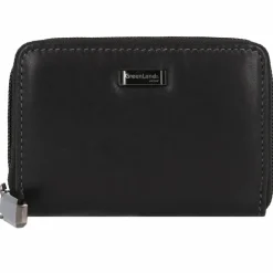 Greenland Nature Visitenkartenetuis<Black Nappa Kreditkartenetui RFID Leder 11 cm schwarz
