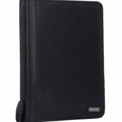 Greenland Nature Mappen Aller Art<Black Nappa Ringmappe Leder 33 cm schwarz