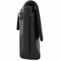 Greenland Nature Schlüsseletuis<Black Nappa Schlüsseletui RFID Leder 11,5 cm schwarz