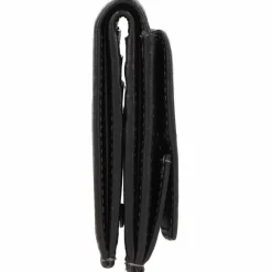 Greenland Nature Herrengeldbörsen Querformat<Black Nappa Geldbörse RFID Leder 9,5 cm schwarz