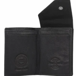 Hot Greenland Nature Black Nappa Geldbörse RFID Leder 7 cm schwarz