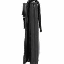 Greenland Nature Herrengeldbörsen Hochformat<Black Nappa Geldbörse RFID Leder 7 cm schwarz