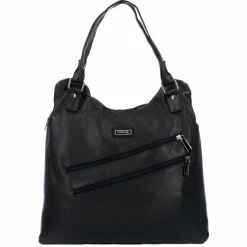 Greenland Nature Henkeltaschen|Schultertaschen<Nappa Schultertasche Leder 38 cm black