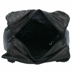 Greenland Nature Henkeltaschen|Schultertaschen<Nappa Schultertasche Leder 38 cm black