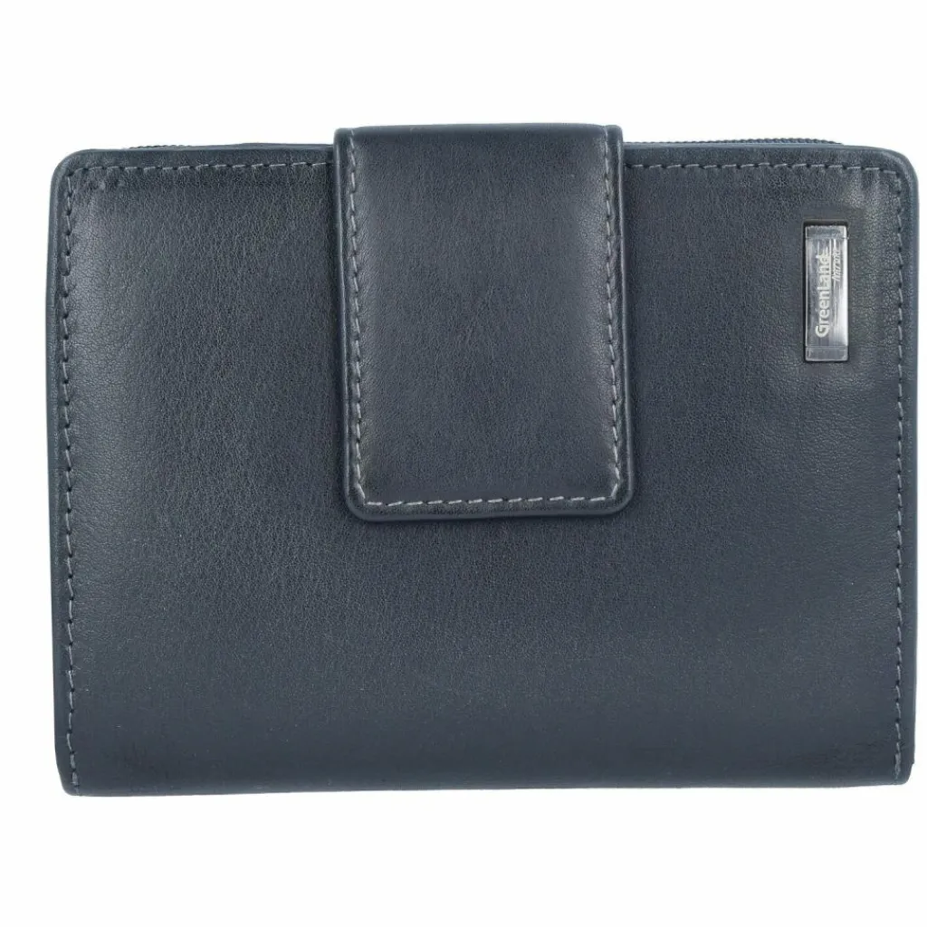 Damen Greenland Nature Nappa Geldbörse RFID Leder 9,5 cm