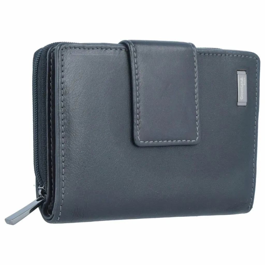 Damen Greenland Nature Nappa Geldbörse RFID Leder 9,5 cm