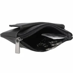 Best Greenland Nature Black Nappa Schlüsseletui RFID Leder 11,5 cm schwarz