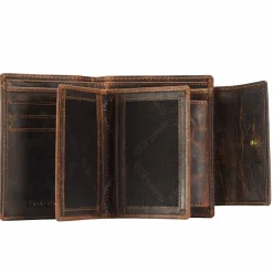 Greenland Nature Damengeldbörsen Querformat<Classic Geldbörse Leder 12,5 cm brown