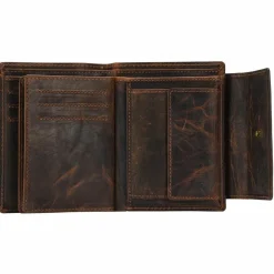 Greenland Nature Damengeldbörsen Querformat<Classic Geldbörse Leder 12,5 cm brown