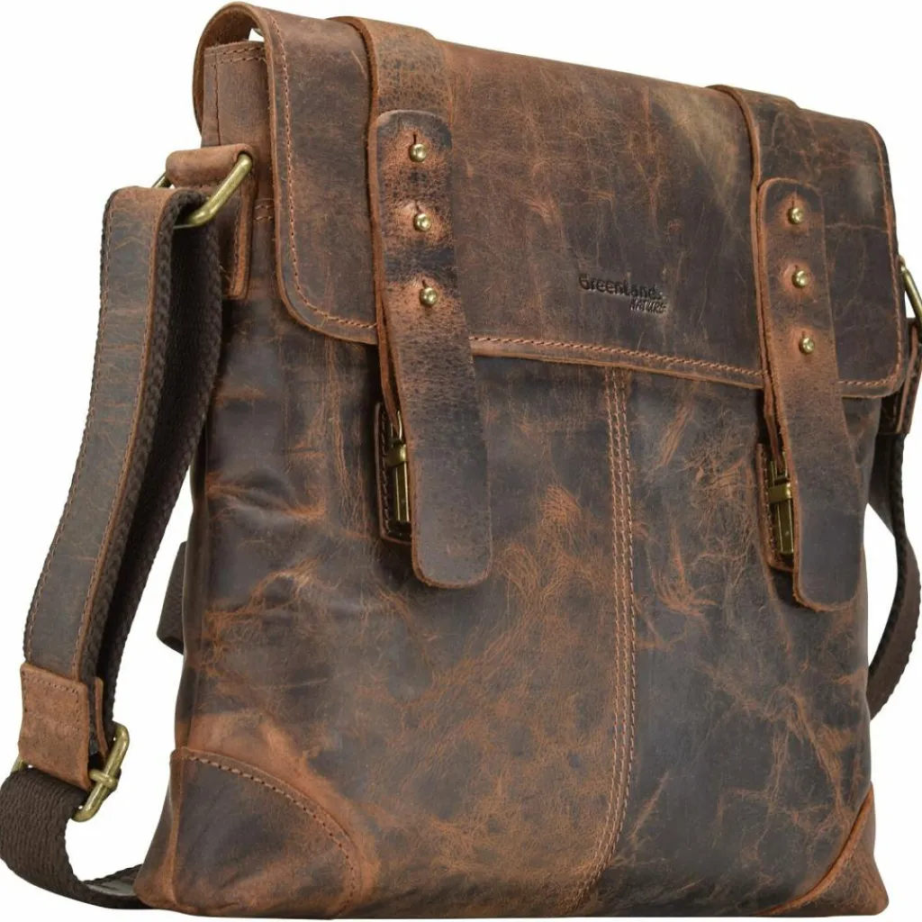 Greenland Nature Classic Umhängetasche Leder 31 cm