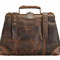 Greenland Nature Doktorkoffer<Classic Bügeltasche Doktorkoffer Leder 37 cm brown