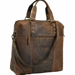 Greenland Nature Henkeltaschen<Classic Handtasche Leder 37 cm brown