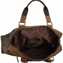 Greenland Nature Henkeltaschen<Classic Handtasche Leder 37 cm brown