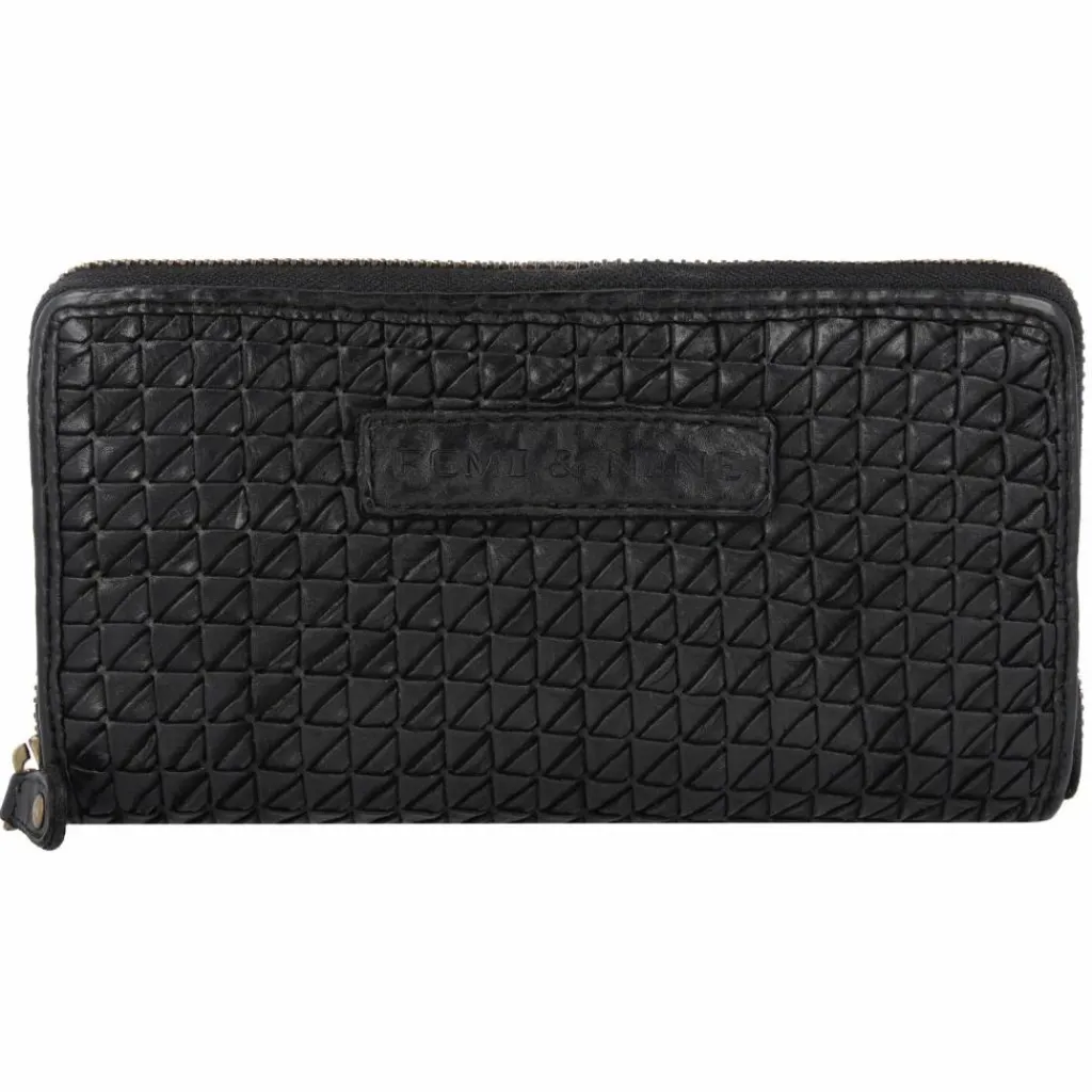 Greenland Nature Damengeldbörsen Querformat<Femi & Nine Geldbörse Leder 20 cm black