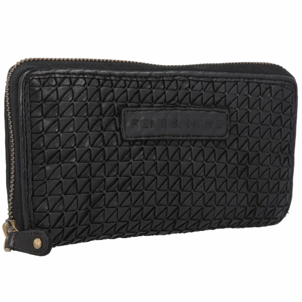 Greenland Nature Damengeldbörsen Querformat<Femi & Nine Geldbörse Leder 20 cm black